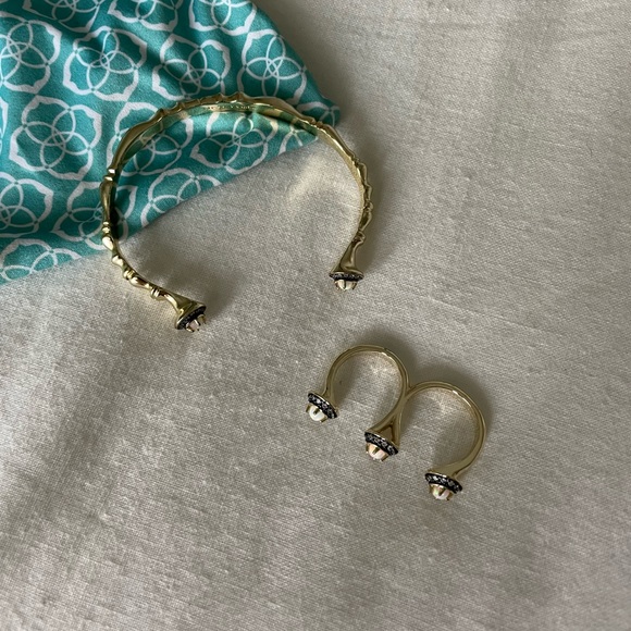 Kendra Scott Bracelet and Two-Finger Ring Set - Picture 2 of 3